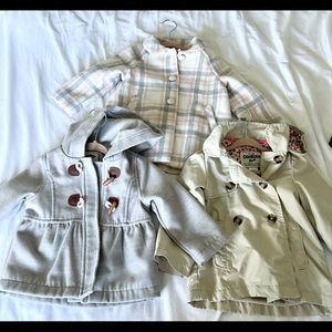 Baby girl jackets